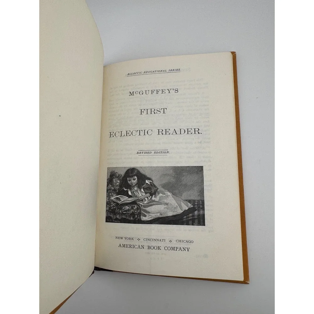 McGuffey's First Eclectic Reader Revised Edition Hardcover American Book Company